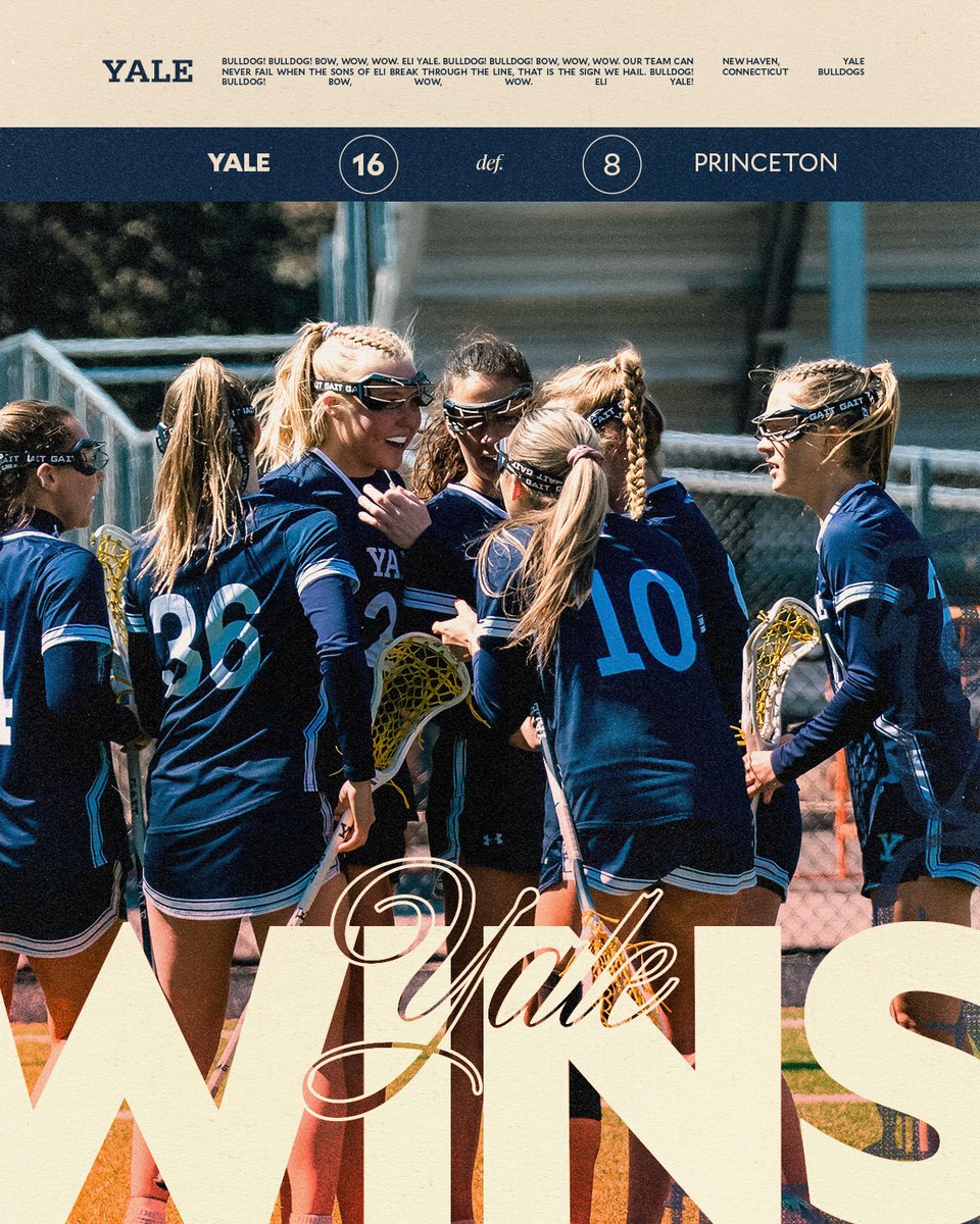 Yale Women's Lacrosse tweet media