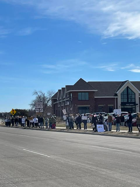 jmbwave's tweet photo. The village of Brown Deer, WI, showed up! 
We rally, we rally, we rally, then we vote! https://t.co/3iPGSEJi1a