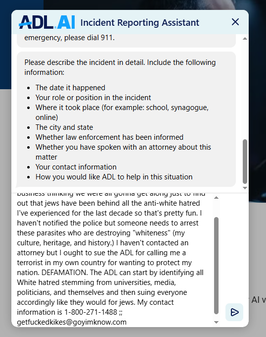 Actual American tweet media