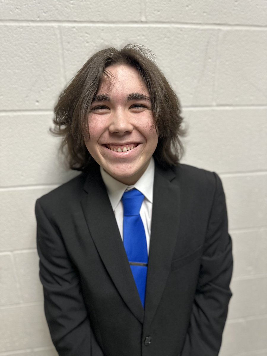 Augustin McAfoos earns an Exemplary rating at Districts and will be moving on to State! Way to go Gus!