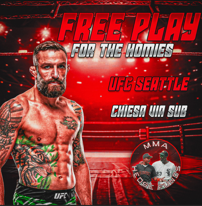 MMAHedgeFunds's tweet photo. #UFCSeattle Free Play for the Homies:

Lets get it Homies 👊 https://t.co/99T3FnmawR