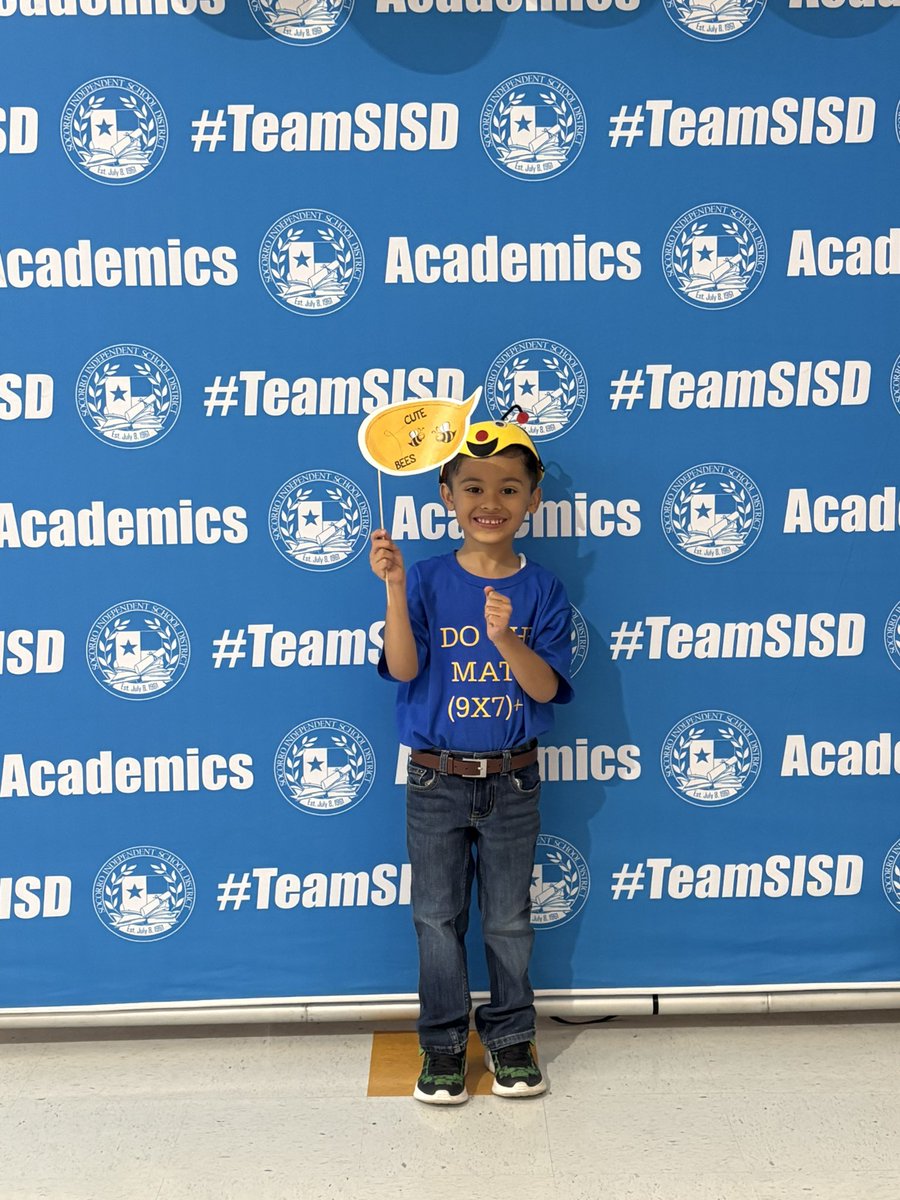 PYEstrada_BNES's tweet image. Kindergarten student Matias showing off his math skills this morning at the district Math Bee 🐝 @BNarbuth_ES @MRod_CBNE @LOHara_CBNE @jsilva01_BNES #TeamSISD #mathbee