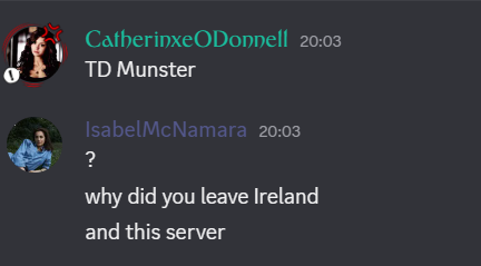 😮‍💨The saga of the non-citizen Fine Gael TD continues.

❌This is the alternative that the opposition proposes and tries to defend.

💜Pick the Social Democrats to represent you at the next Dáil Éireann.
discord.gg/XHcVFyE6