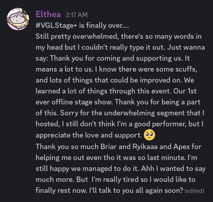 Elthea Notes📝🎀VGakuenLIVE 🎵VGLStage+ 28th March tweet media