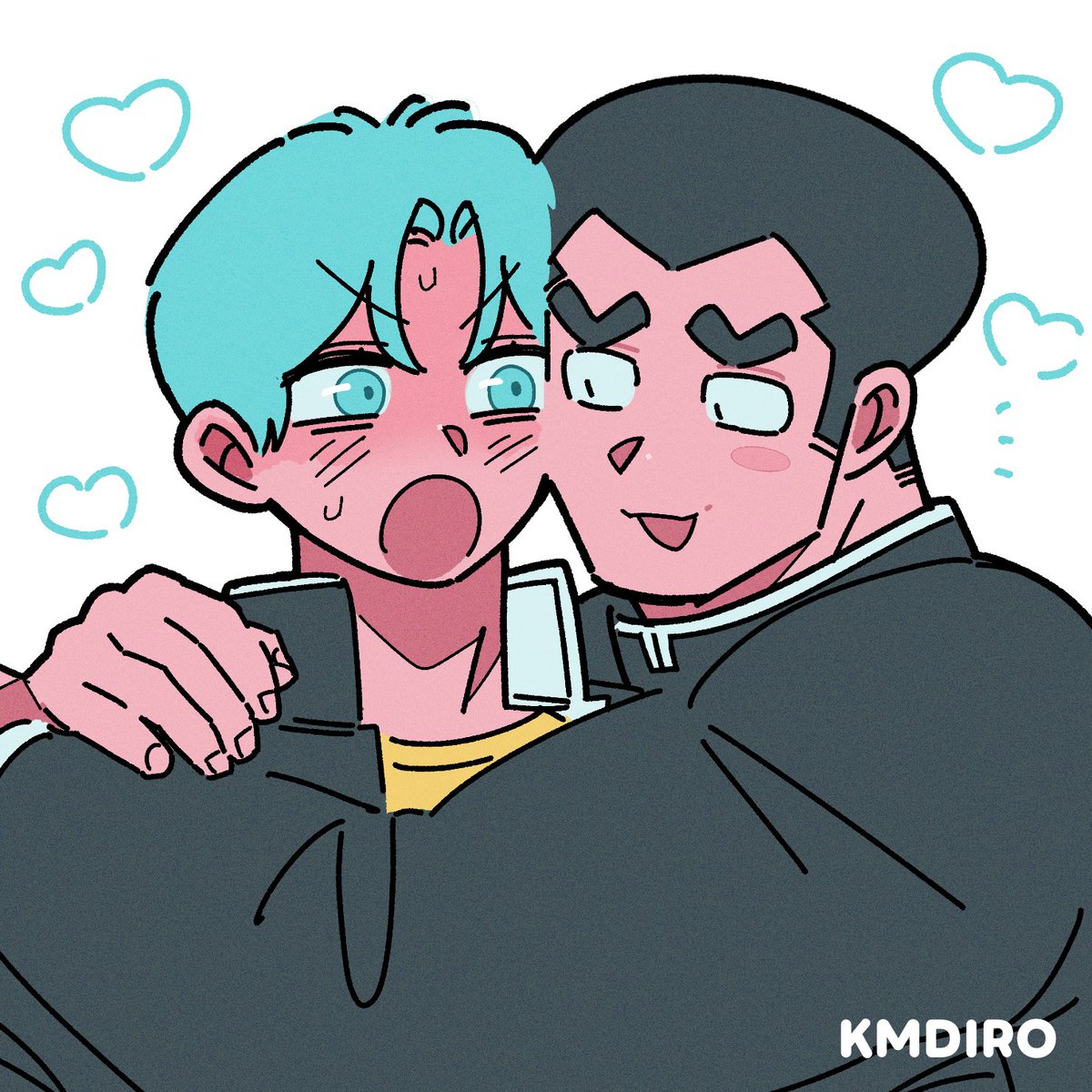 KMdiro's tweet photo. きゃられる千絵ちゃんと豪くん https://t.co/k3nw5LidFI