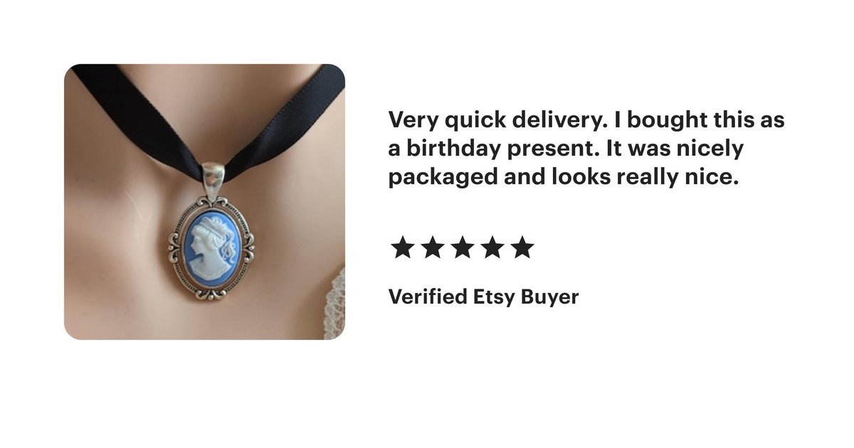 PapillionEra's tweet image. Thankful for this sweet review! papillionera.etsy.com/listing/548228…
#necklace #review #HandmadeWithLove #vintagestyle