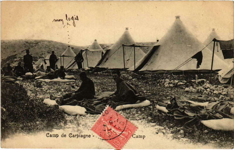 Marseille - Camp de Carpiagne Camp à #Marseille #CartePostaleAncienne 👉 cartorum.fr/carte-postale/…