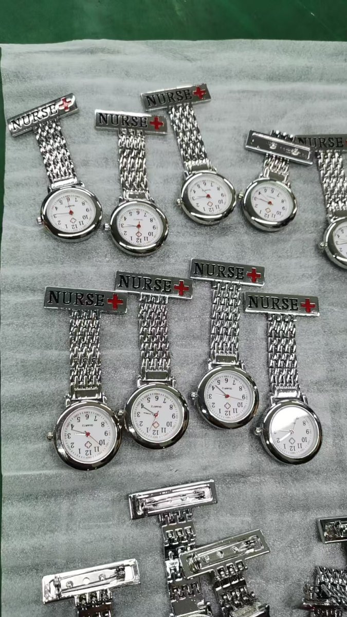 parde_pio's tweet photo. A nurse watch is an essential medical accessory used by healthcare professionals to measure pulse rate, respiratory rate, and monitor medical procedures accurately. It is designed to be worn on uniforms to maintain infection control and improve clinical efficiency. https://t.co/6zGli9uHc2