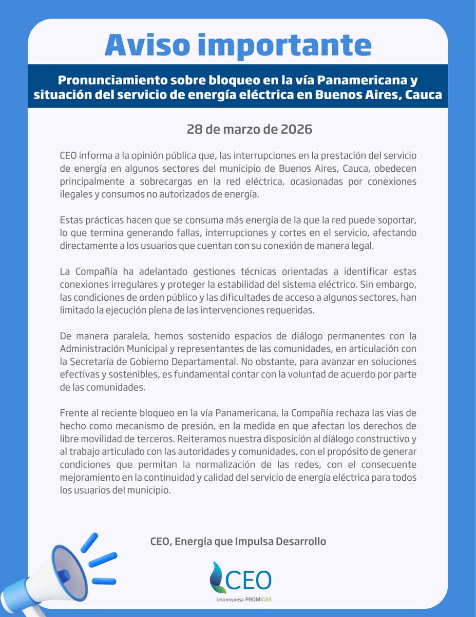 Consejo Gremial y Empresarial del Cauca tweet media