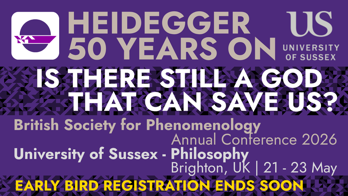 British Society for Phenomenology tweet media