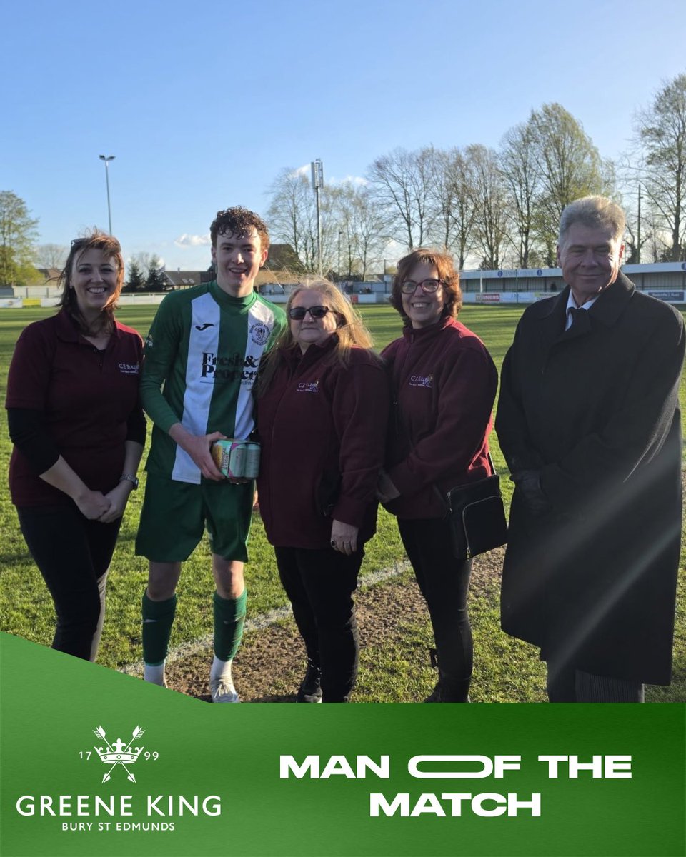 SohamTownRanger's tweet photo. +⚽️ for Harry! 

Congratulations to today’s @greeneking Man Of The Match, Harry Harvey! Presented by CE Fuller and Co! 🍻

#STRFC https://t.co/KfbW6WpY3a