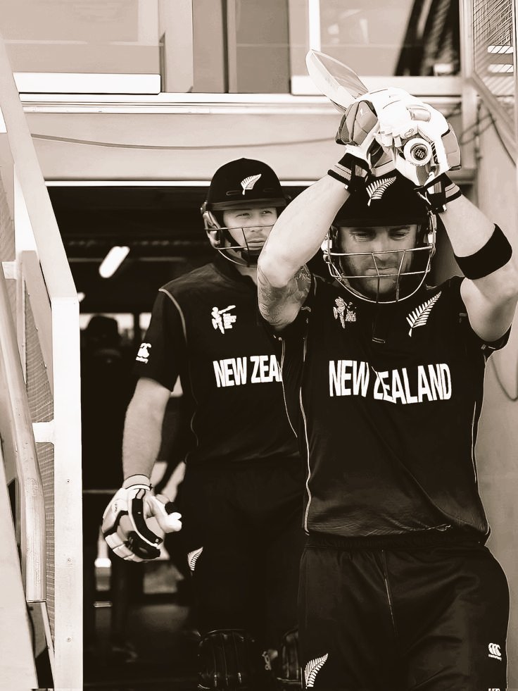 Houseof_Cricket's tweet photo. Surely, it’s the winners who write the stories… but not always...

More than a decade ago #OnThisDay, New Zealand were humbled in the final of the 2015 World Cup in front of 93,000 at the MCG.

But what Brendon McCullum ignited during that campaign still lingers.

Fearless starts. Openers swinging like there’s no tomorrow. A mindset shift.

If you see openers doing this now, it is this man you credit.

You don’t always need a trophy to start a revolution.

Sometimes, one man is enough.