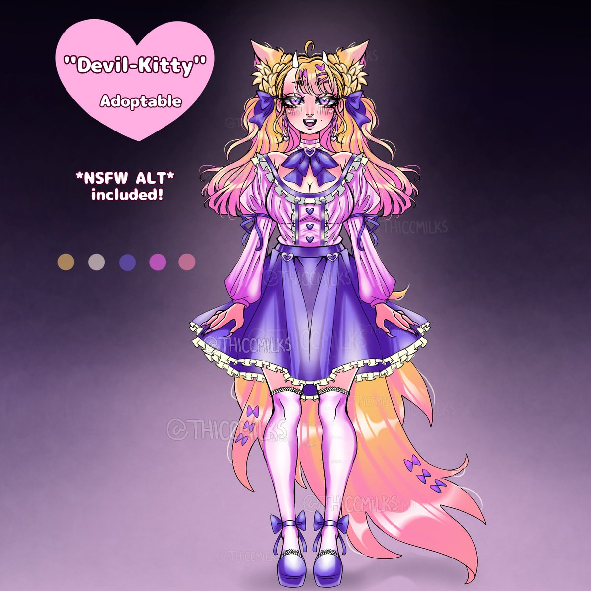 ♡ Art Raffle! ♡

Thanks for 3,333 followers! While I'm catching up on comms I thought we'd host a mini raffle~🌷🐣

PRIZE: This custom OC needs a new home! Enter to win her HD fullbody ref-sheet, including NSFW version with no watermarks.

Keep reading to learn how to enter! 🩷