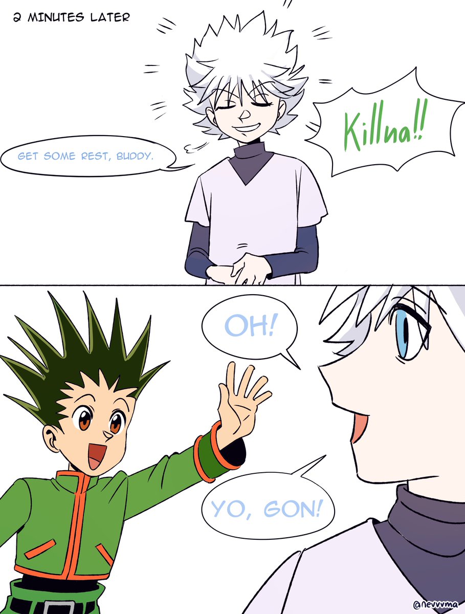 nevvvma's tweet image. Part 4/? 
Hi everyone! Sorry for the delay. I had to split this part into two parts and make vertical frames (because the comic seems a bit crude to me without additional illustrations), so it took me longer than usual.
 #gachiakuta #hxh #hunterxhunter