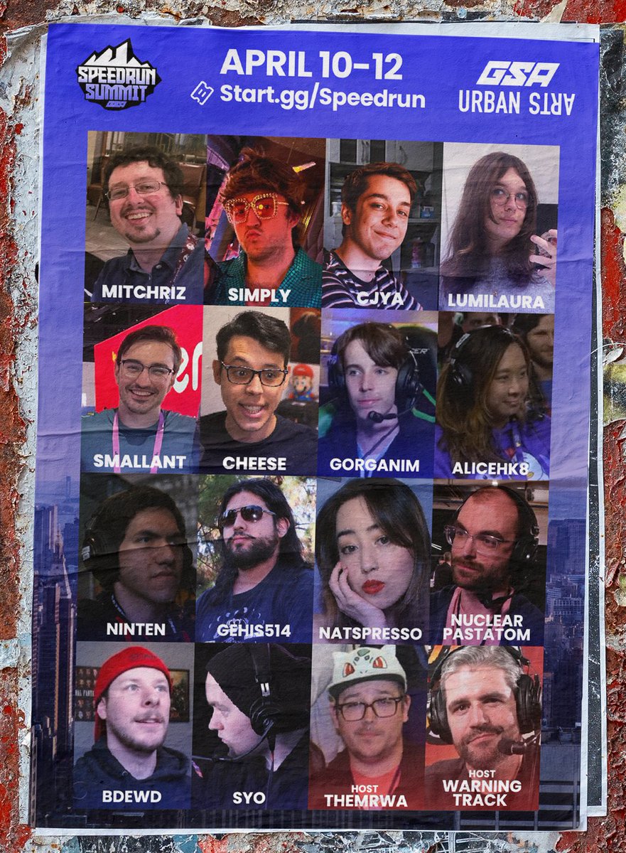 GSA 🎮 Speedrun Events tweet media