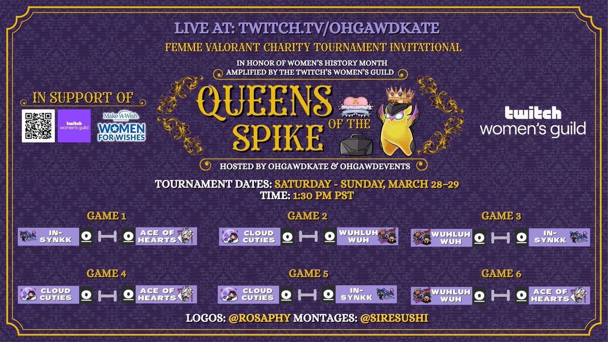 QoR Ohgawdkate☀️|QUEENS OF THE SPIKE MAR 28-29👑 tweet media