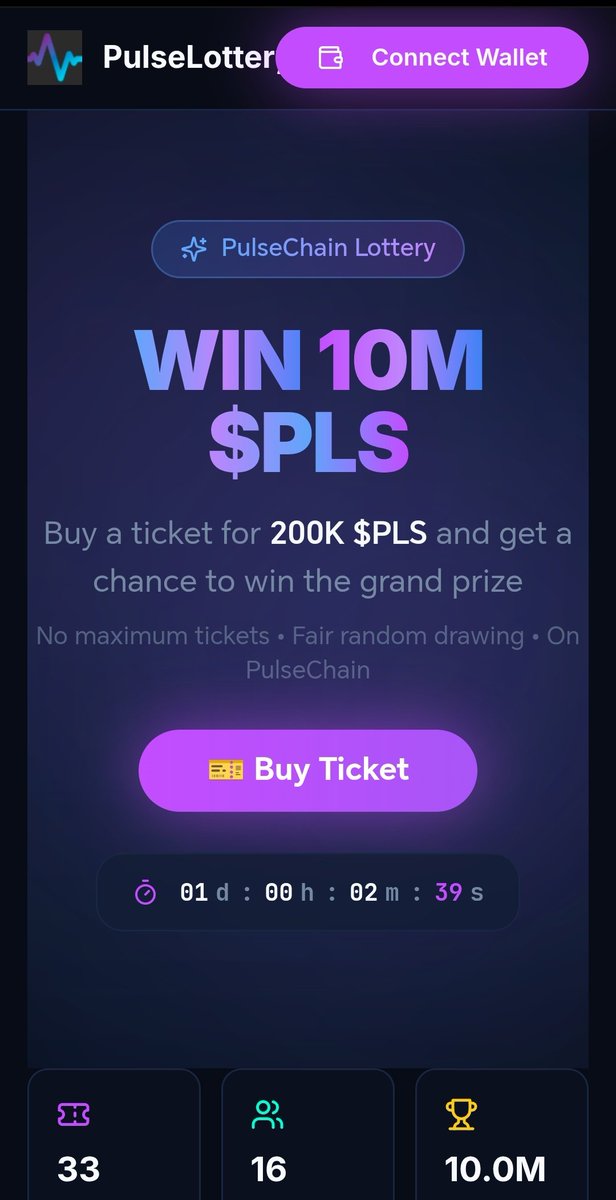 Pulse Lottery tweet media