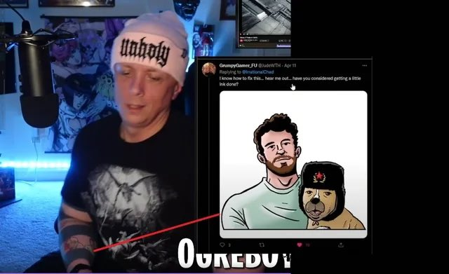 DontNukeAnyone's tweet photo. This Hasan Piker superfan who defends him on Twitter 24/7 has a fucking Hasan tattoo on his forearm. THIS IS A CULT https://t.co/n2m5OsvPQZ