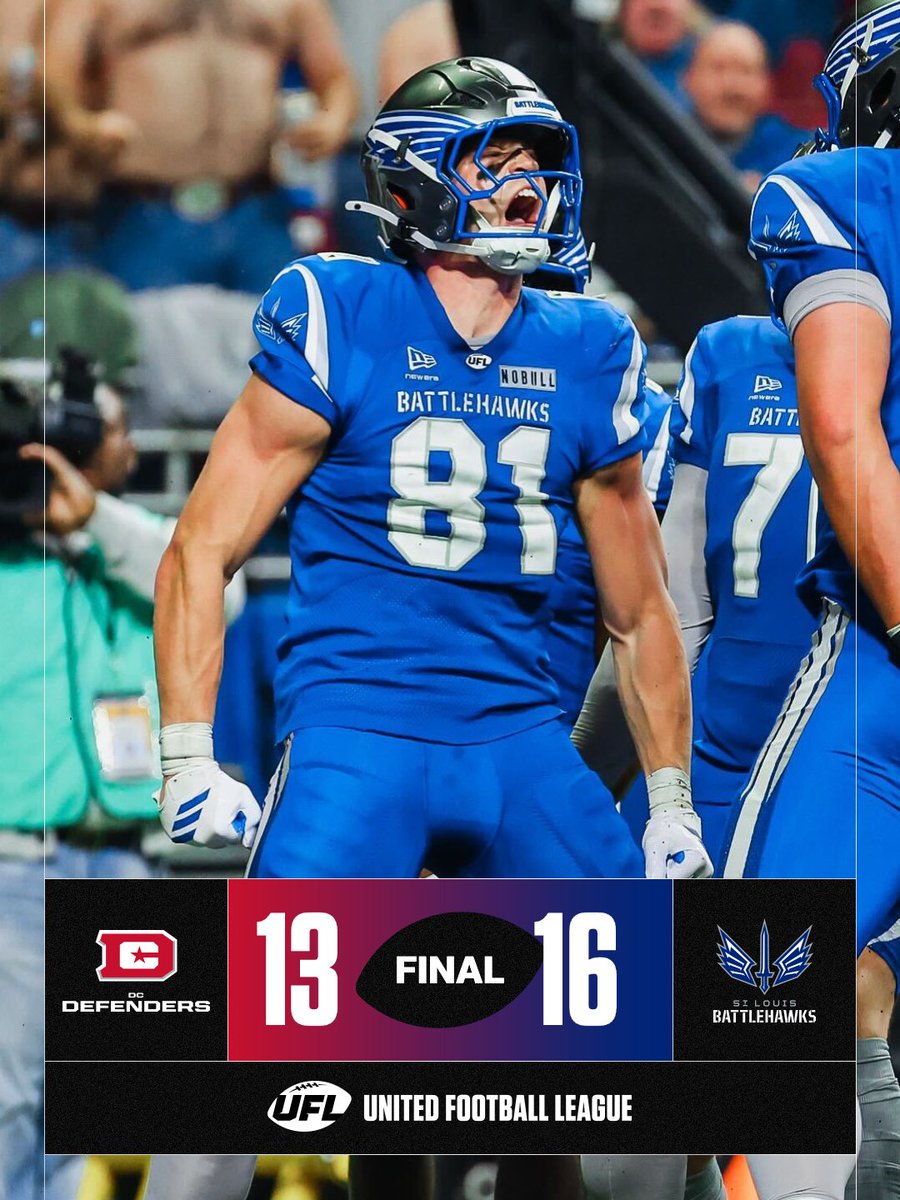 TheUFL's tweet image. Rivalry moment. St. Louis delivers.