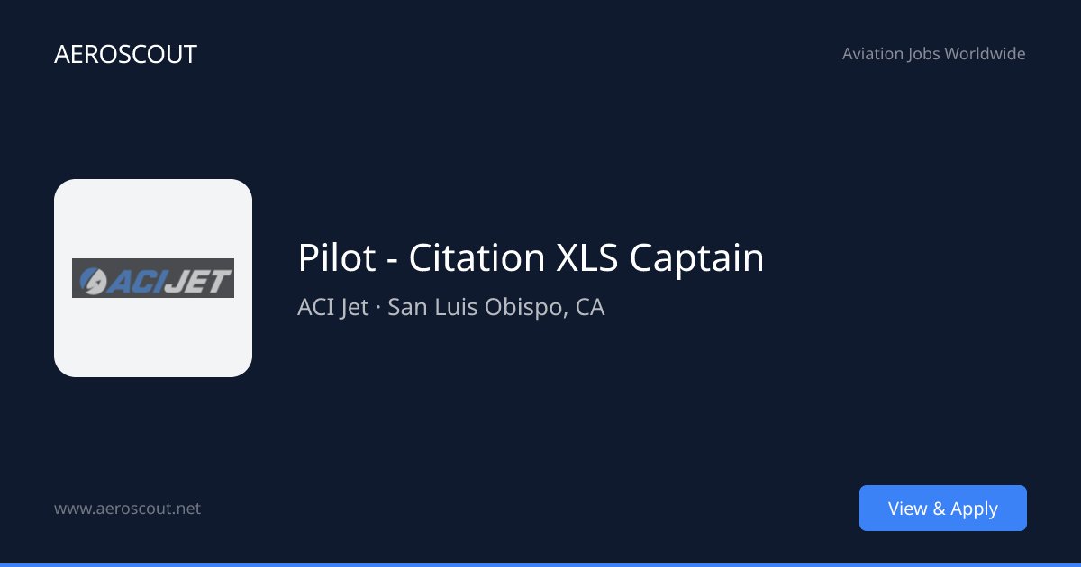 AeroscoutJobs's tweet image. ✈️ ACI Jet is hiring!

1 new pilot position just posted on AeroScout.

#PilotJobs #ACIJet #Aviation #AviationJobs #Hiring #PilotLife #Citation #Cessna #Captain #AeroScout #FlyForALiving #AviationCareers #NowHiring