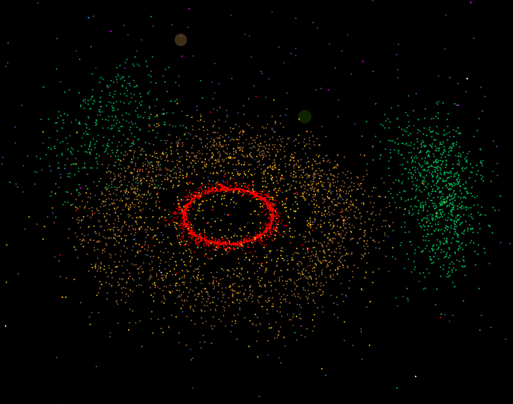 DKerman_KSA's tweet photo. oh man those Trojan clouds.... and that's quite a belt of NKOs there! Already near edge of performance, in future prob will load scene with just past year of discoveries &amp; let user overload themselves if they want with filter use https://t.co/d22sqsVqMZ