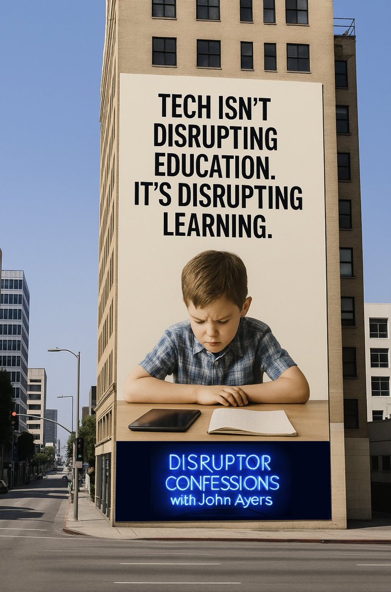 Disruptor Confessions | John Ayers tweet media