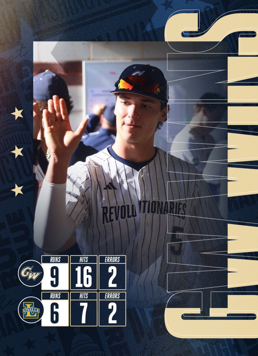 GW Baseball tweet media