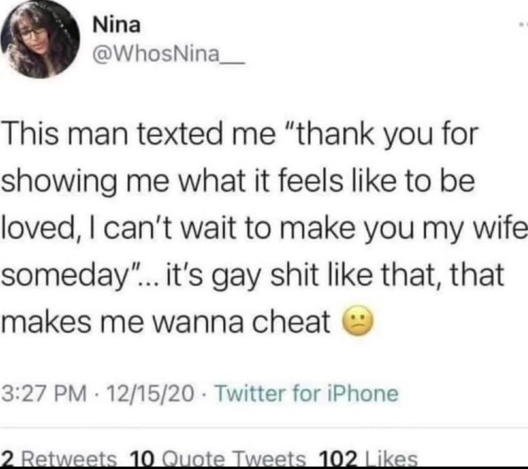 Why women get Ls tweet media