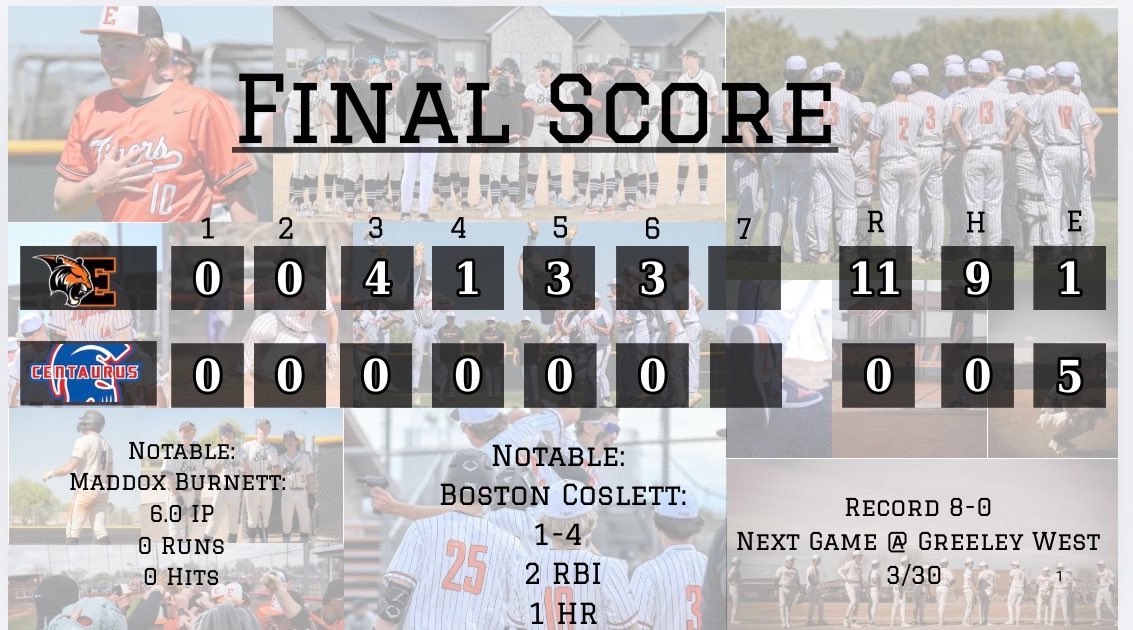 Erie Tiger Baseball tweet media