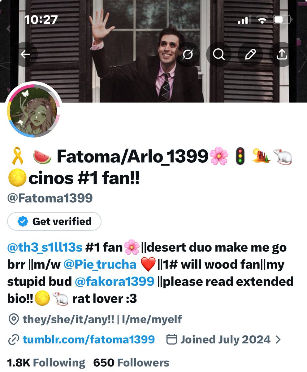 🎗️ 🍉 Fatoma/Arlo_1399🌸🚦🏜️🐁🌕cinos #1 fan!! tweet media