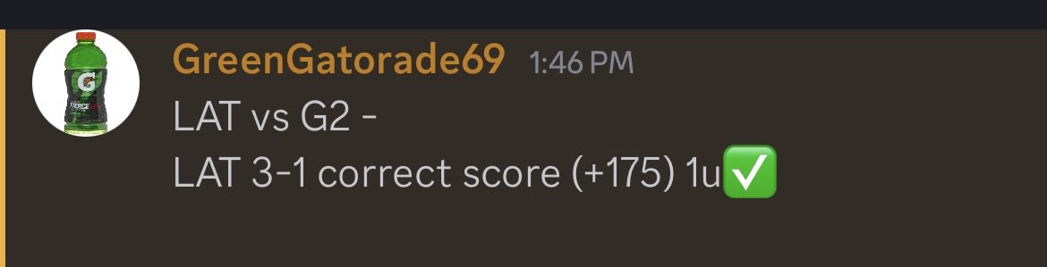GreenGatorade69 tweet media