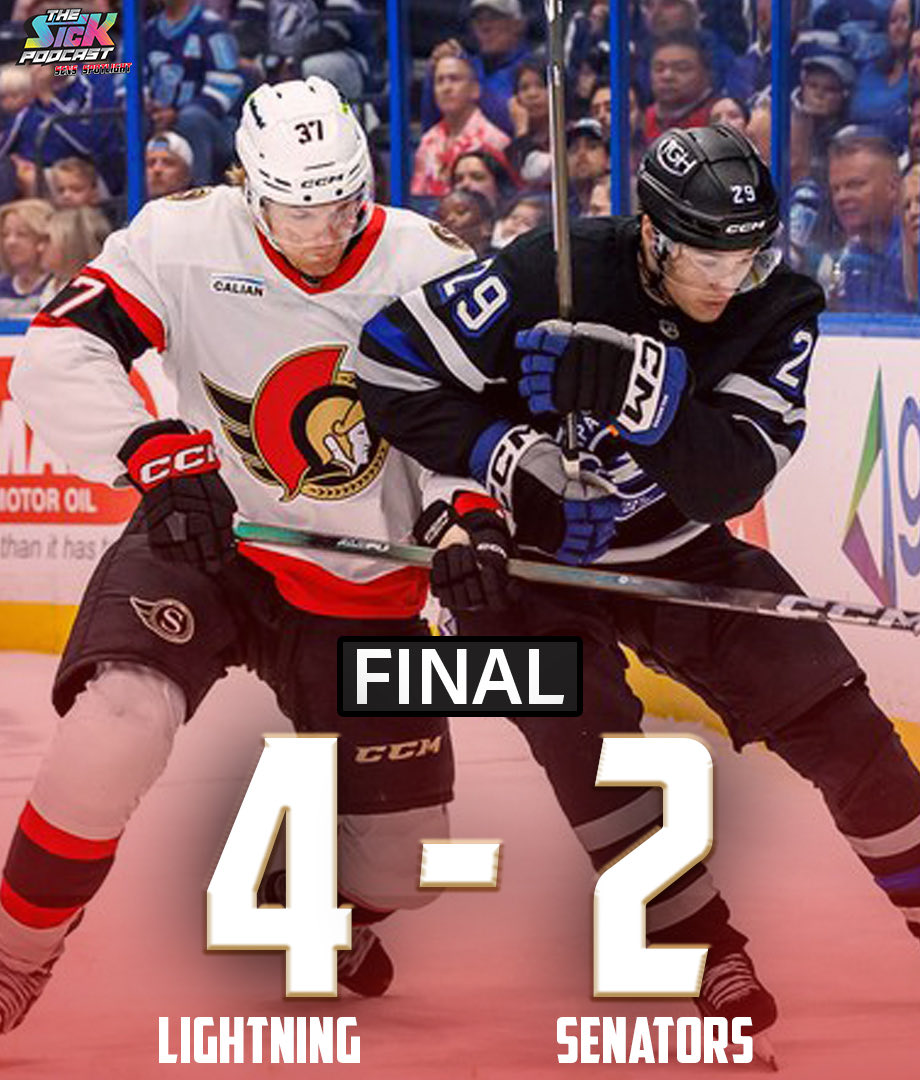 sickpodsens's tweet image. The #Sens jumped out to an early 2–0 lead, but couldn’t hold on, falling 4–2 to the #Lightning.

- A crucial 2 points lost in the playoff race

Thoughts, #Sens fans?

Next Game: #Sens @ #Panthers
March 31, 7 PM

#GoSensGo #thesickpodcast @alexadamsBTP_