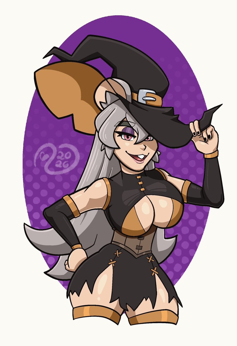 ArkaLuca's tweet image. 🤎🐺✨🐀💜

#ALDoodles | #werework | #BooTheART