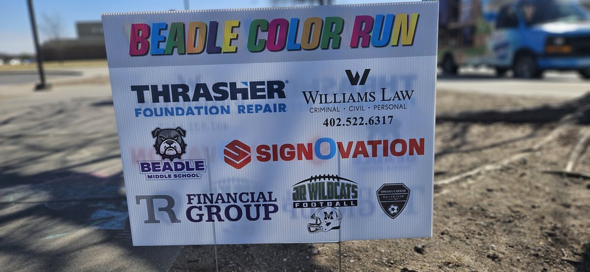 MWJrWildcats's tweet photo. Such a great inaugural color run @tassielittle put together today to help support athletics at @MPS_Beadle. We were honored to be a sponsor for a cause that helps benefits so many young athletes. They can always use more sponsors. Reach out to Tassie or @BMSActivities. https://t.co/S9Yrzp60o7