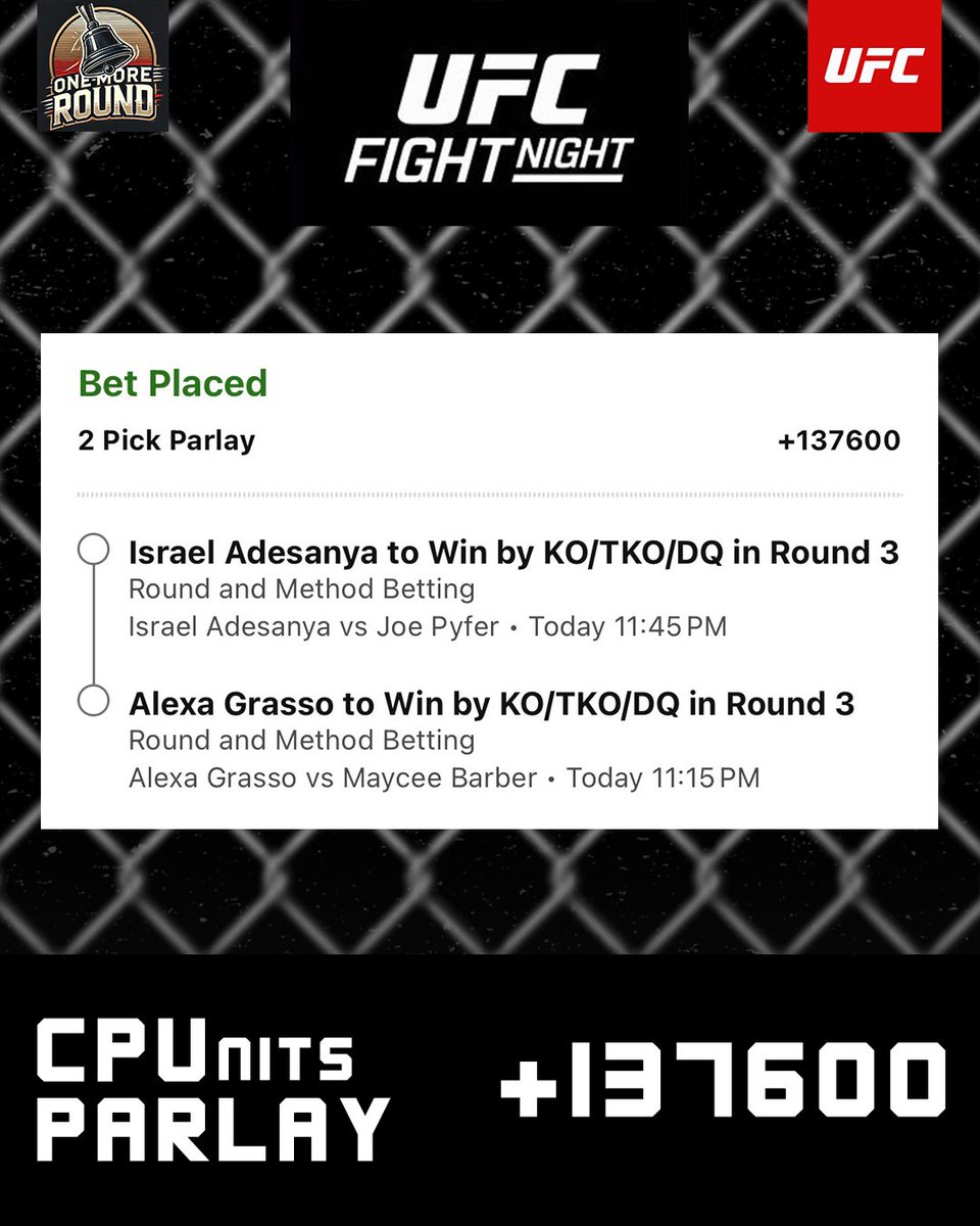 onemoreroundf8's tweet image. UFC Seattle simulation results 

#ufcseattle #adesanyapyfer