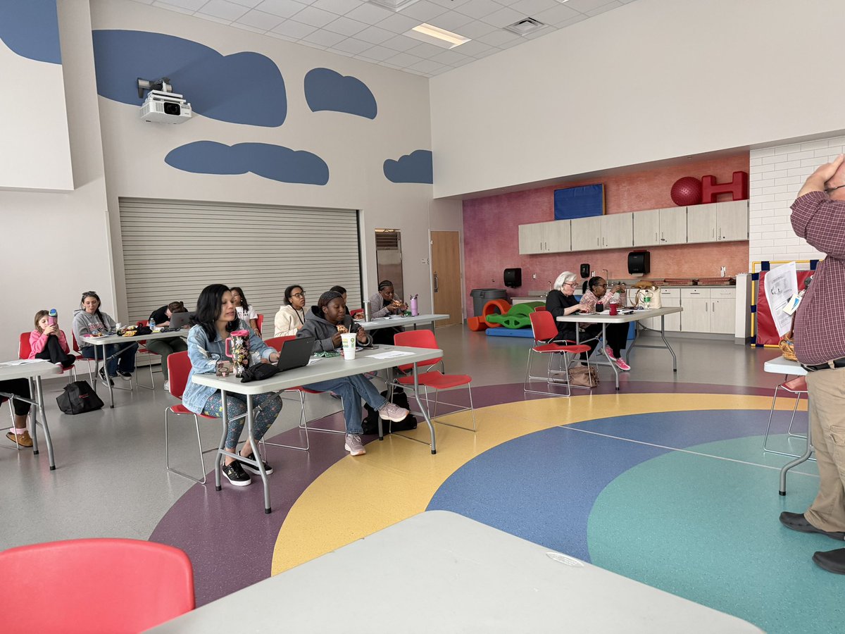 WTELC's tweet photo. Our instructional assistants stayed after school this week for PD on play. We’ve got some of the best people at the ELC!  So grateful for their dedication and passion. #whywt @msdwt  @KristinParisi @FireflyIndiana https://t.co/VEGjeUmOiE