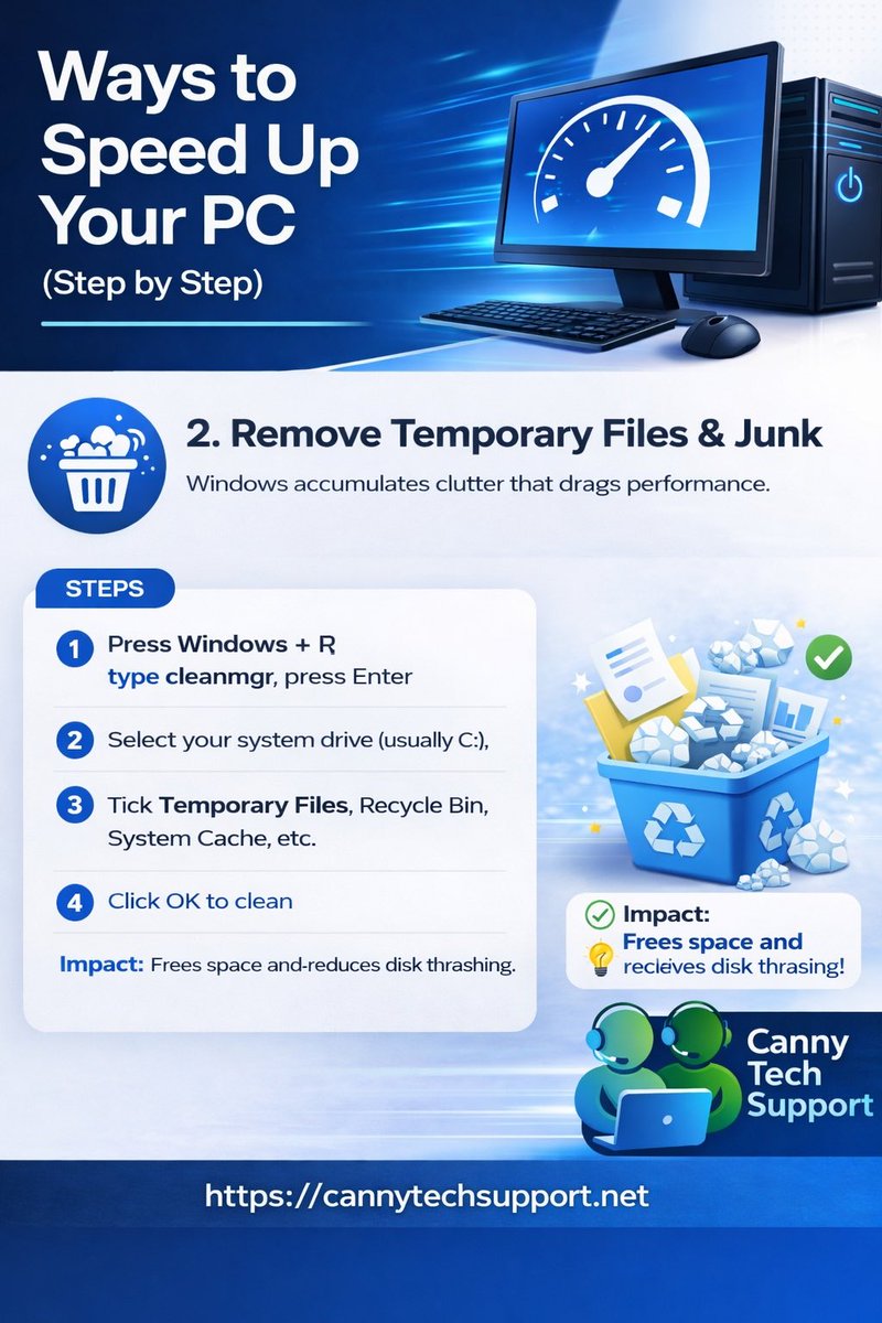 Rammy7219's tweet image. Top tech tips P.2 💻 #tech #pc #computer #tips #speedup