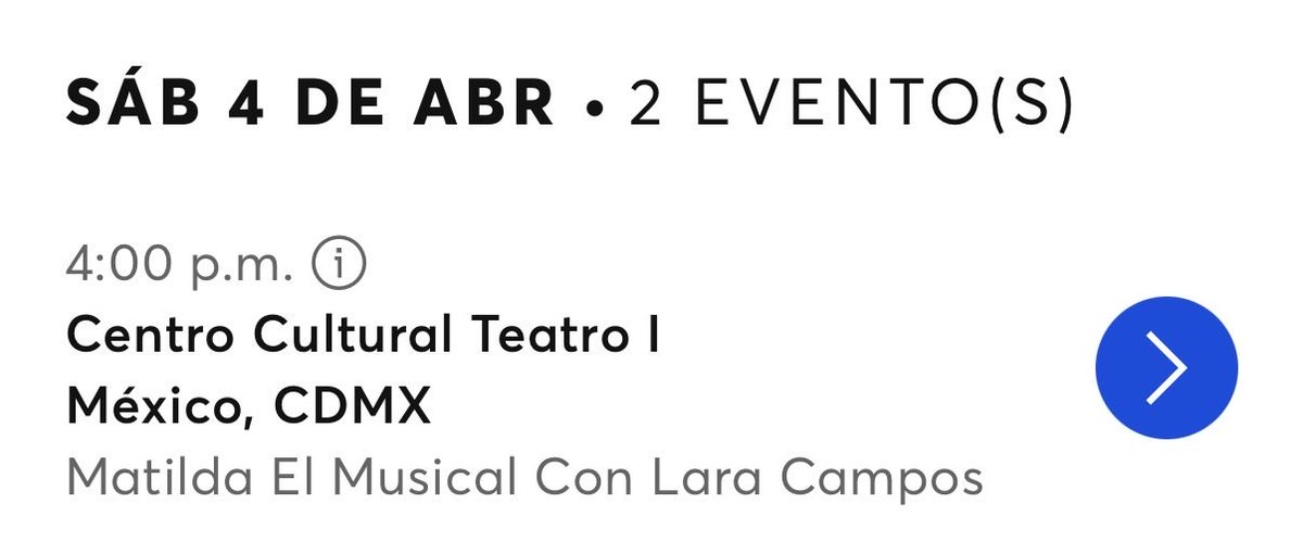 nugget_lector's tweet photo. @Ticketmaster_Me Hola, @Ticketmaster_Me, ¿podrías confirmar si será Lara Campos quien protagonice Matilda el día 4 de abril ? Ya que en espectaculares avisan que estaría solo hasta el 3 de abril https://t.co/MOXHWfaaxc