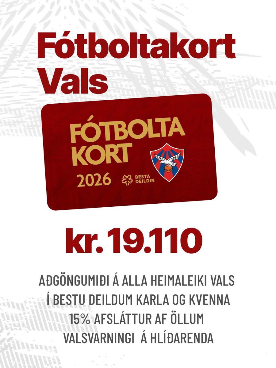 Valur FC tweet media