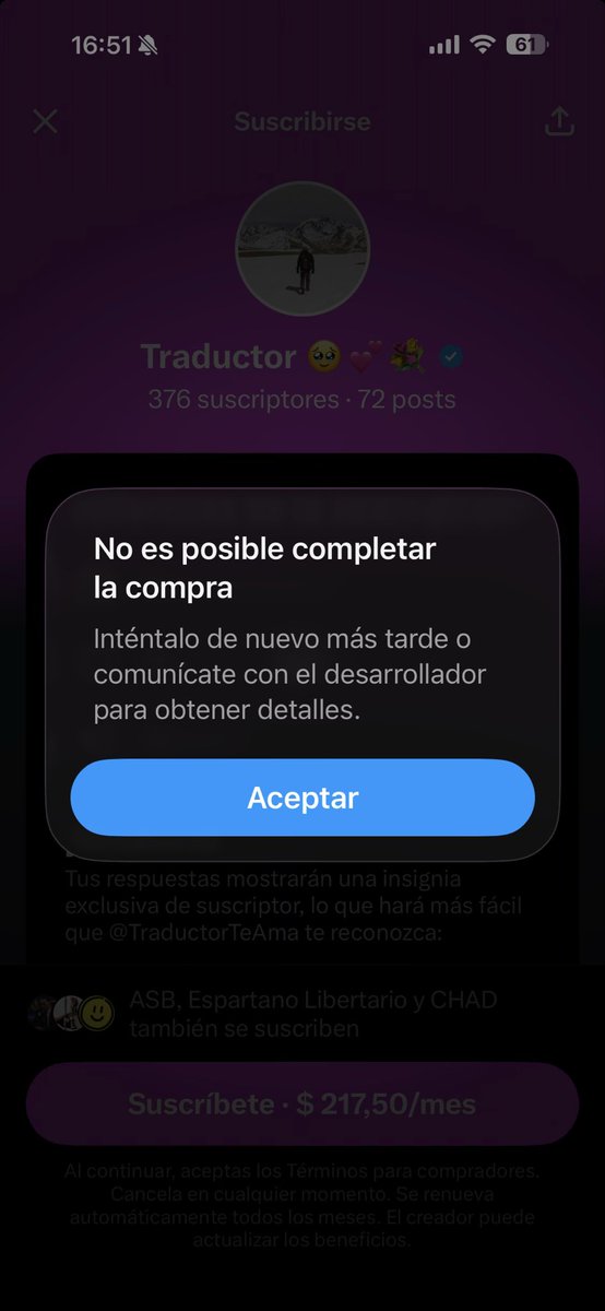 No me deja 🥹