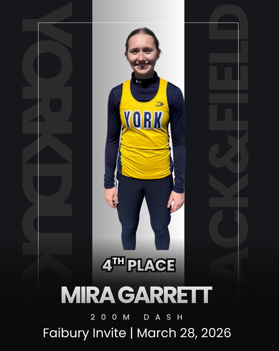 York Track & Field tweet media