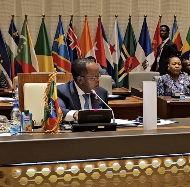 TayeAtske's tweet photo. At the Summit of the Organization of African, Caribbean &amp;Pacific States we underlined that its strength lies in promoting our shared strategic interests through genuine partnership and by wisely addressing problems that may seem larger than our collective commitment and capacity. https://t.co/oDmL4m0Qrd