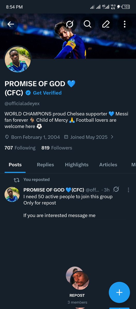 PROMISE OF GOD ๐(CFC) tweet media