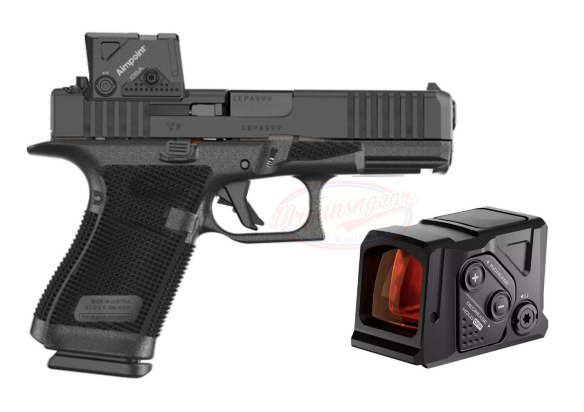 Mrgunsngear's tweet image. Gen6 15+1 Glock 19 with Aimpoint COA direct milled/mounted red dot optic for $1,029 (use request a price button) currently here: mrgunsngear.org/47xAUkO

Cheapest I've seen it; in stock as of this post 🔴🚬

#glock
