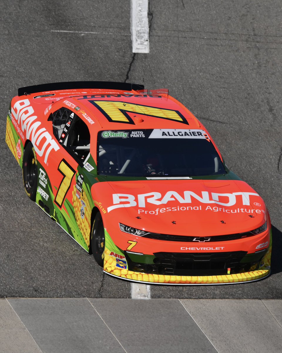 Another Stage win for Driver No. 7. 👏 

Stage 1 Results:
P1 - <a href="/J_Allgaier/">Justin Allgaier</a> 
P3 - <a href="/rajahcaruth_/">Rajah Kirby Caruth</a> 
P6 - <a href="/sammysmithSS/">Sammy Smith</a> 
P8 - <a href="/Carson_Kvapil/">Carson Kvapil</a> 
P20 - <a href="/LeePulliam11/">Lee Pulliam</a>