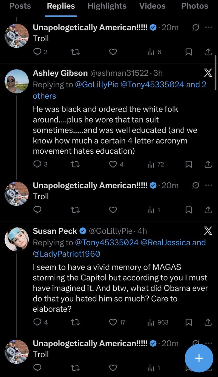 Mattyib's tweet photo. @Tony45335024 @ashman31522 @GoLillyPie @RealJessica @LadyPatriot1960 Ps. Having “troll” as your set response is like peak troll behavior… https://t.co/y6yAXVHbTa