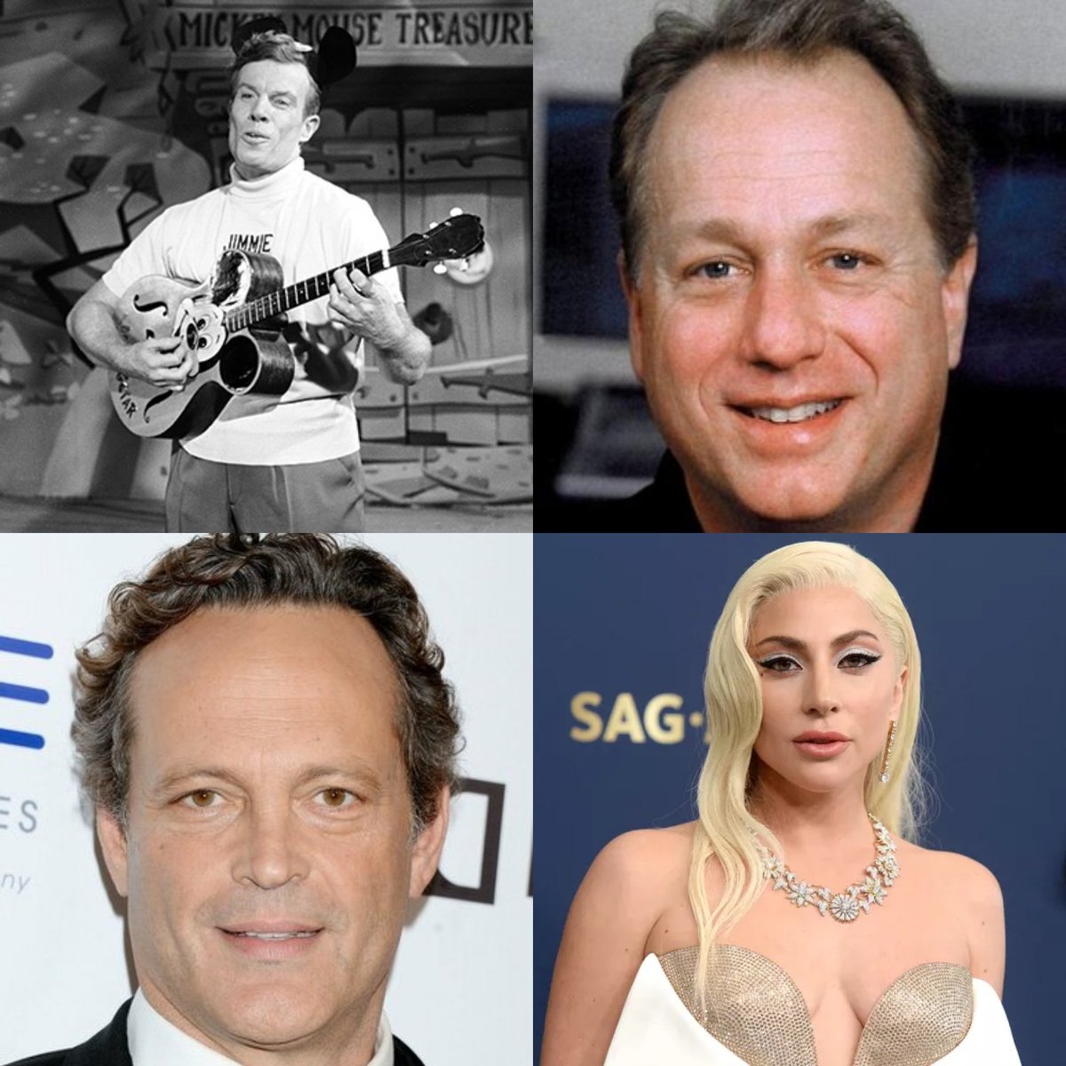 ArenStenslie's tweet image. Today's also the #116thheavenlybirthday of Mickey Mouse Club member Jimmie Dodd, 67th birthday of @Disney #musiccomposer Joel McNeely, #56thbirthday of #actor Vince Vaughn, and #40thbirthday of #singer @ladygaga. 
#JimmieDodd #MickeyMouseClub #JoelMcNeely #VinceVaughn #LadyGaga