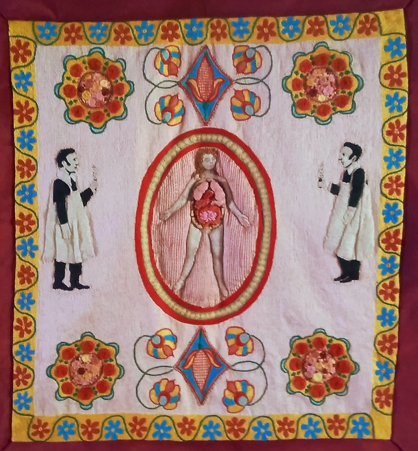 JulieKSchuler's tweet image. The Anatomical Venus
hand-embroidered artwork

jschulerart.etsy.com/listing/834385…

#handembroidery #textileart #needlework #anatomy #dissection #darkart #fiberart