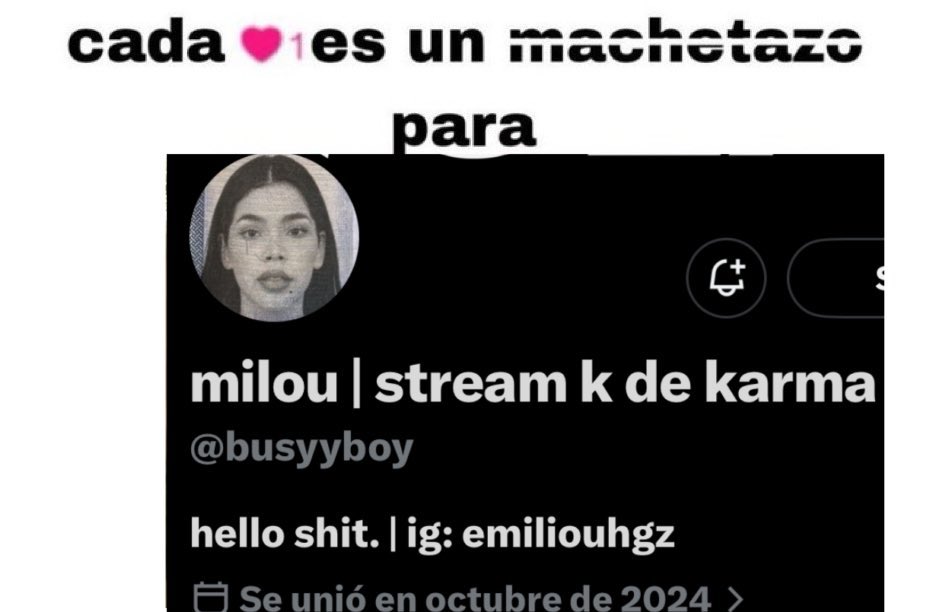 milou | stream k de karma tweet media