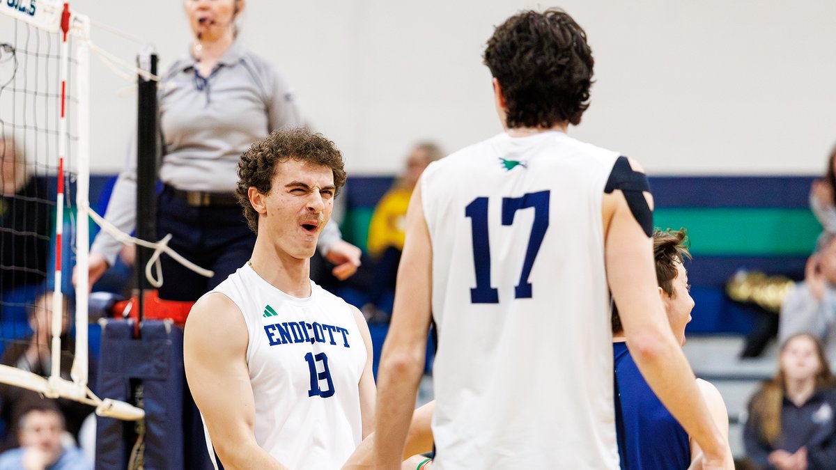 ECGulls's tweet photo. MVB: @EndicottMVB Sweeps Nichols

STORY ➡️ https://t.co/cbW39Njxba

NOTES
* Gulls hit .346 as a team in the match
* Avery Tyson hit a perfect 1.000 from the field https://t.co/TaJ3fjrj3S